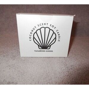 Vagabond Goods The Island Time Shell Soy Candle Coconut Venice Beach Vibe Decor